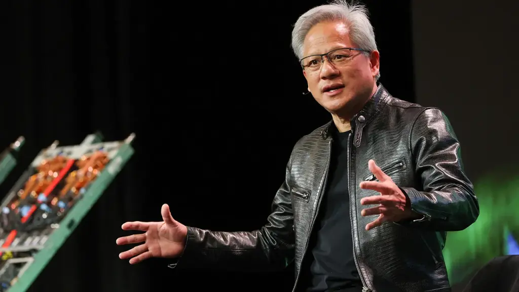 Jensen Huang from Nvidia describes the growth of AI as the biggest infrastructure development ever.