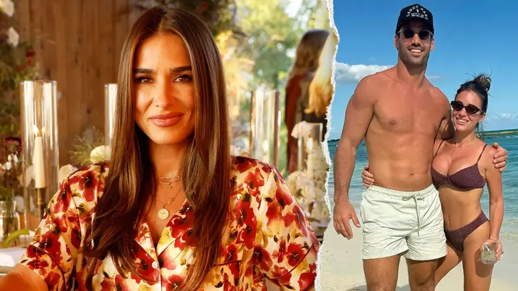 Jessie James Decker posts family bikini pictures from their beach New Year celebration.