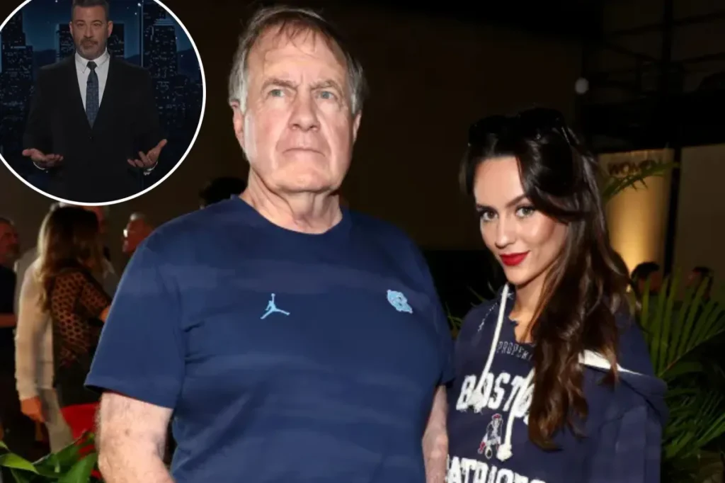 Jimmy Kimmel makes fun of Bill Belichick and Jordon Hudson following their Hall of Fame omission