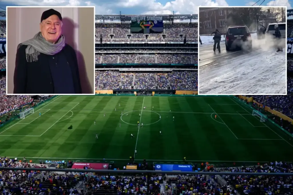 John Cleese from Monty Python raises concerns about hosting the World Cup in the US due to ICE's presence in Minnesota.