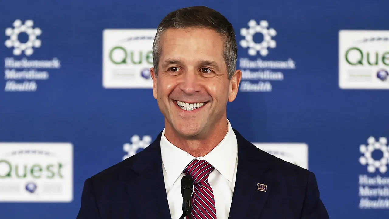John Harbaugh of the Giants responds to Trump's endorsement
