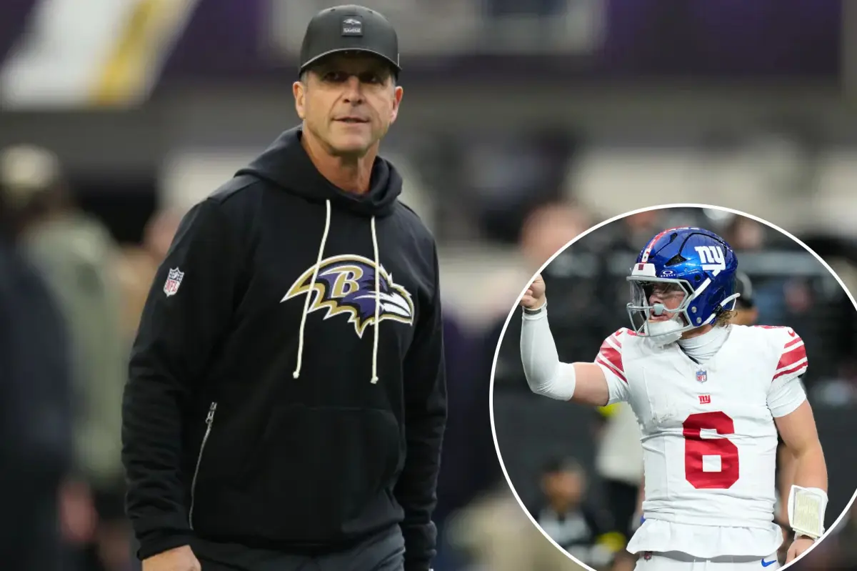 John Harbaugh quickly discusses Giants playoffs and Jaxson Dart after signing agreement