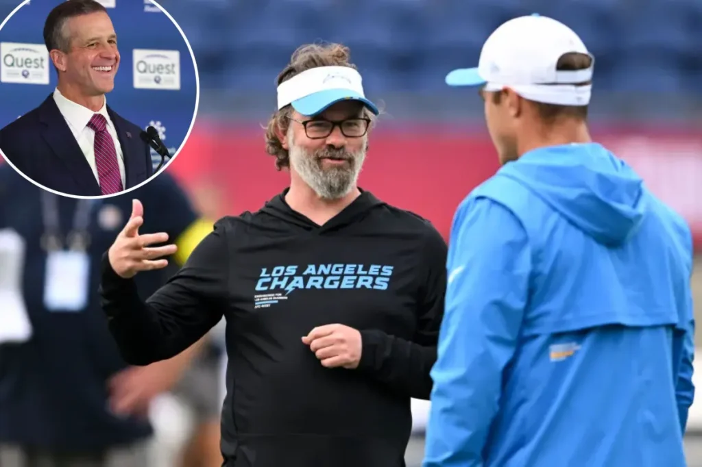 John Harbaugh to meet with his brother Jim's quarterback coach for the Giants' offensive coordinator position