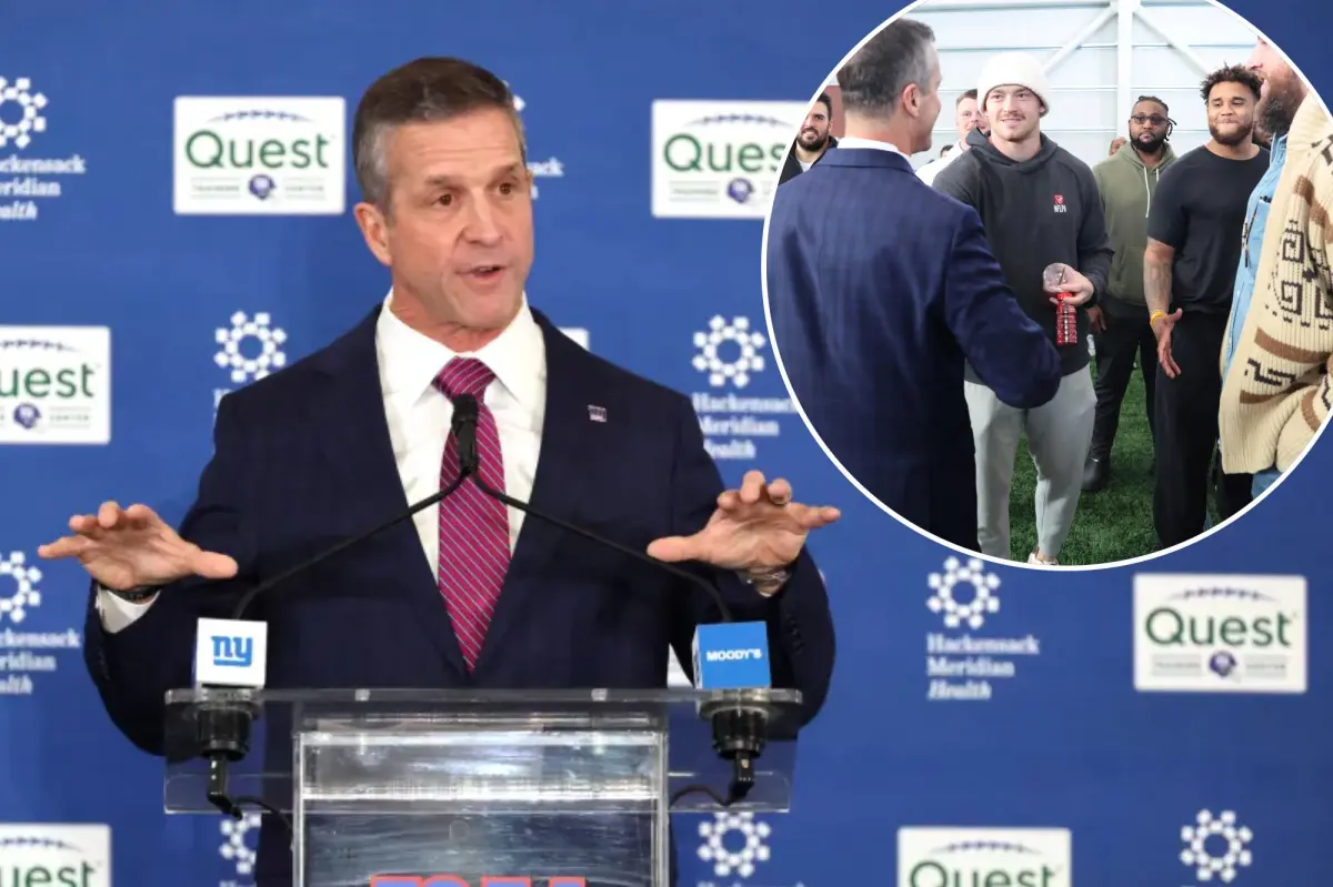 John Harbaugh welcoming his significant challenge with the Giants