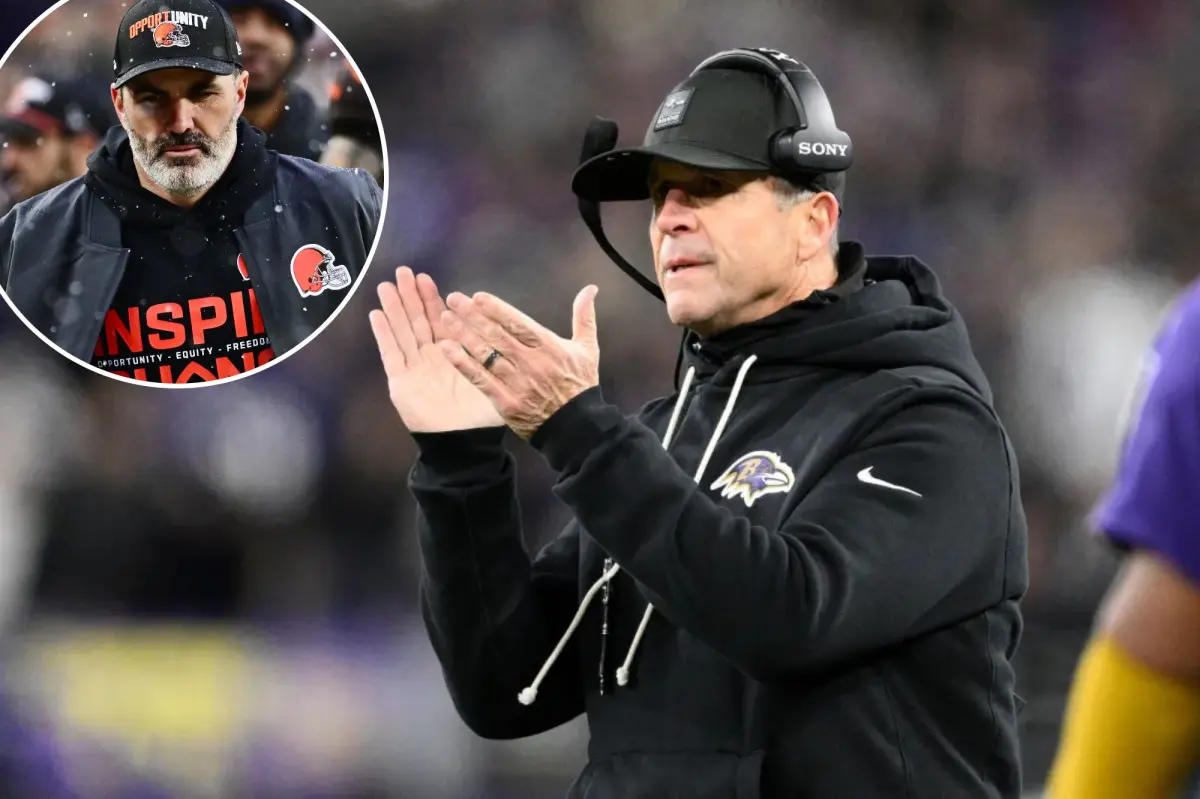John Harbaugh's presence prompts a shift in the Giants' plans