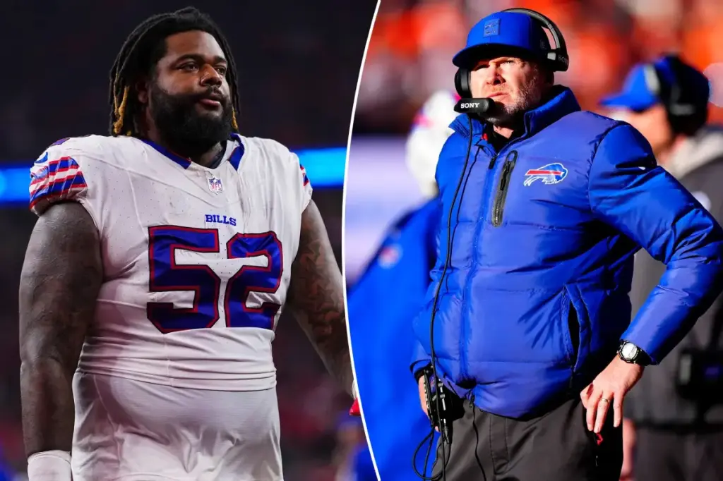 Jordan Phillips expresses strong criticism towards the Bills regarding Sean McDermott's dismissal.