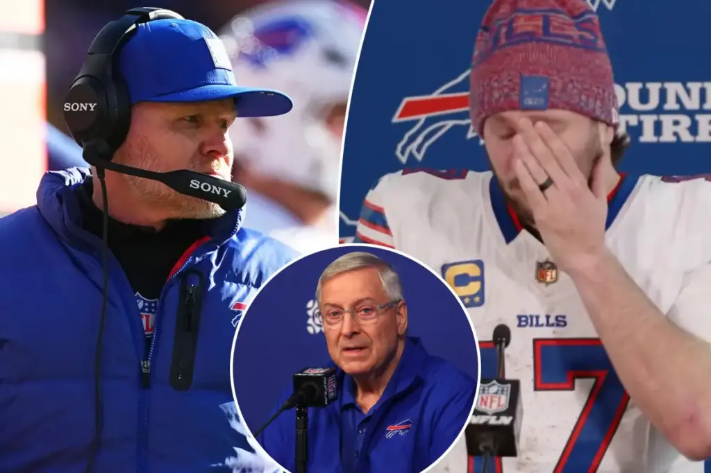 Josh Allen's emotional moment influenced the Bills' decision to let go of Sean McDermott, according to the owner.
