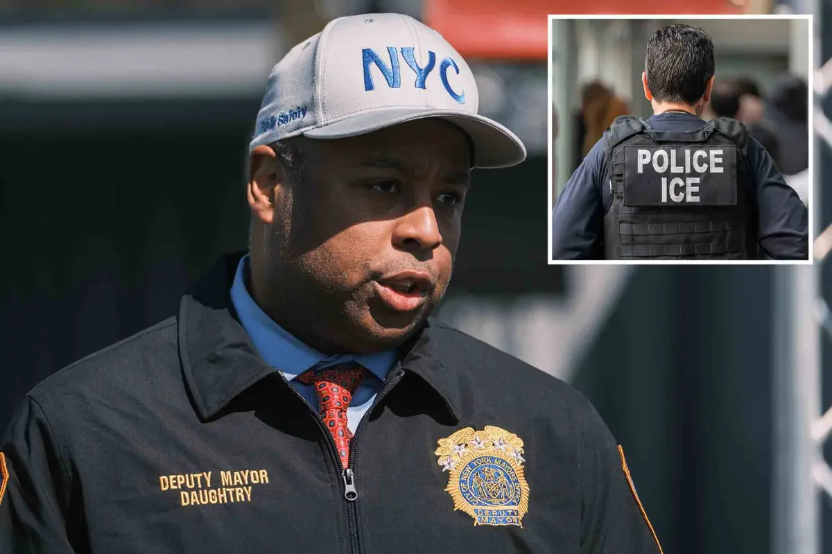 Kaz Daughtry, deputy to Eric Adams, now collaborating with Trump's ICE in New York