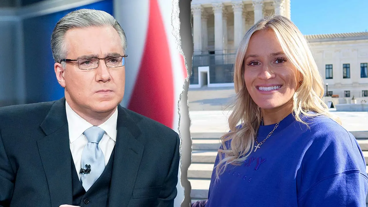 Keith Olbermann criticizes swimmer Kaitlynn Wheeler for her stance on women's sports rally