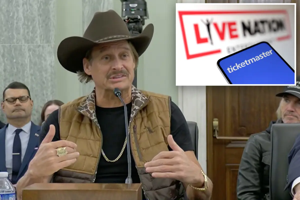Kid Rock alerts Congress that 'greedy snakes' are taking advantage of fans with ticket scams.