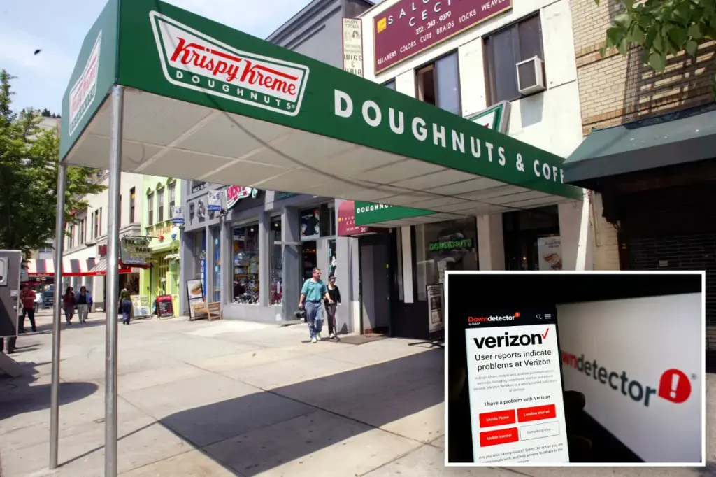 Krispy Kreme gives away free doughnuts during the Verizon outage: 'Feeling low?'