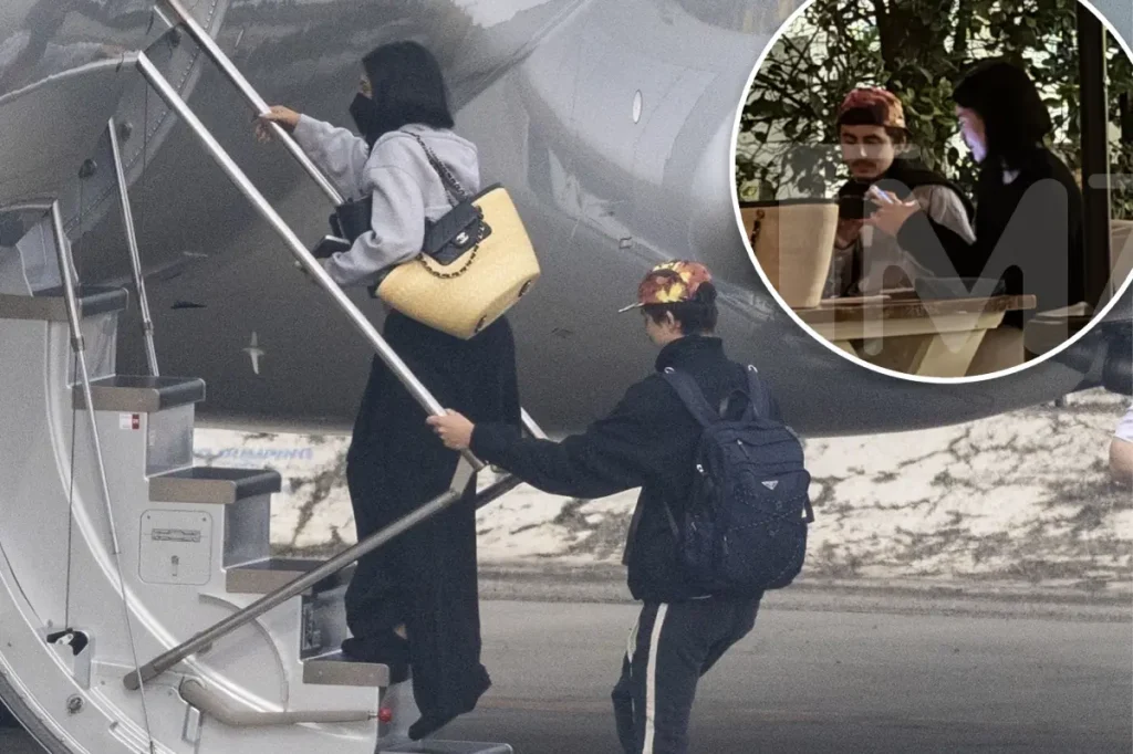 Kylie Jenner and Timothée Chalamet share a cozy evening together in Mexico.