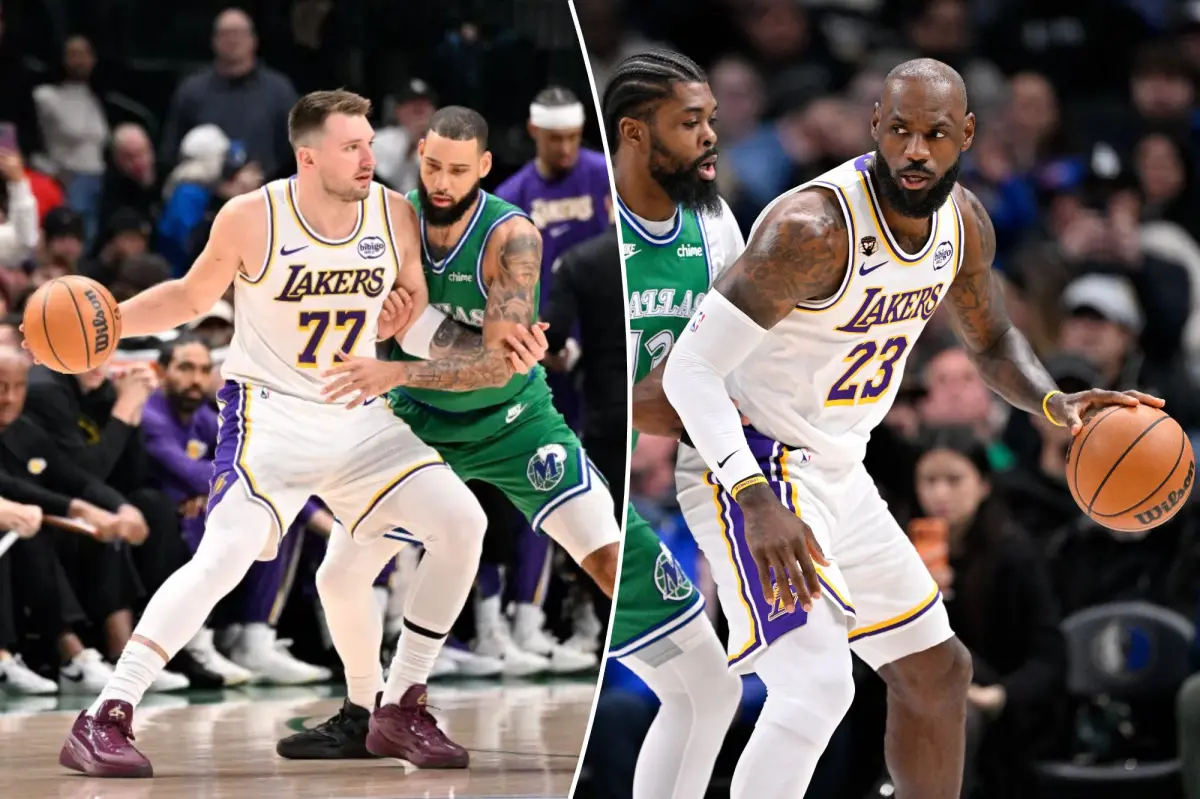Lakers defeat Dallas 116-110 with contributions from Luke Doncic and LeBron James