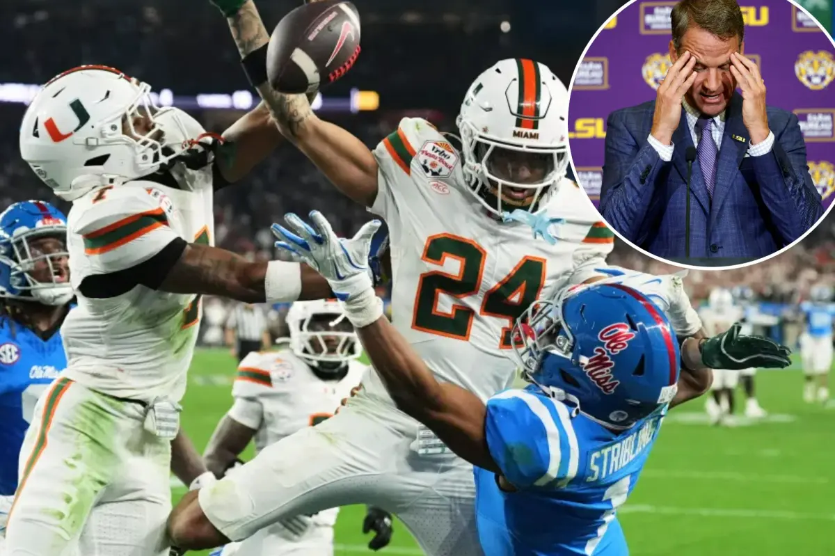 Lane Kiffin sought a pass interference call on the last play of Ole Miss's defeat