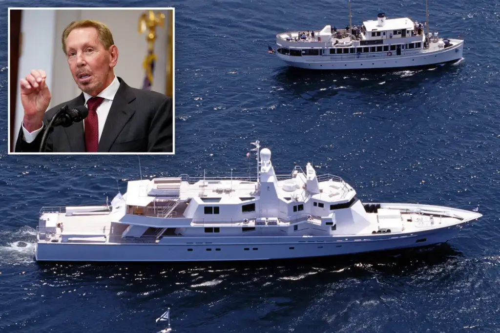 Larry Ellison rushes to change his yacht's name after a shocking discovery.