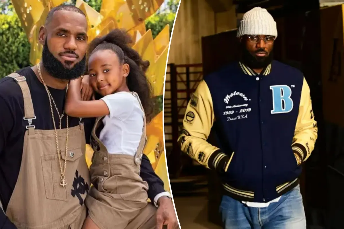 LeBron James attributes his pregame style to his daughter, Zhuri.