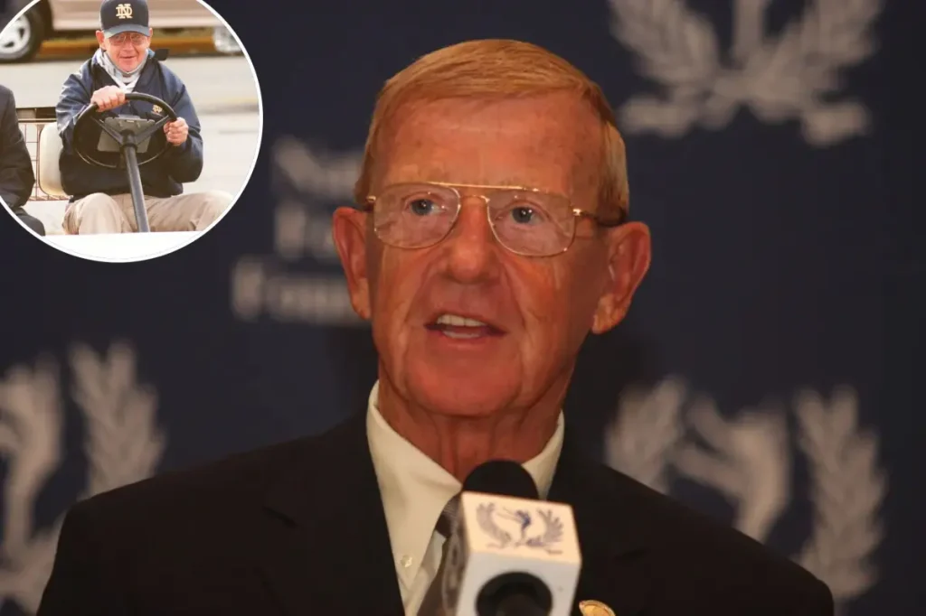 Legendary Notre Dame coach Lou Holtz enters hospice at age 89