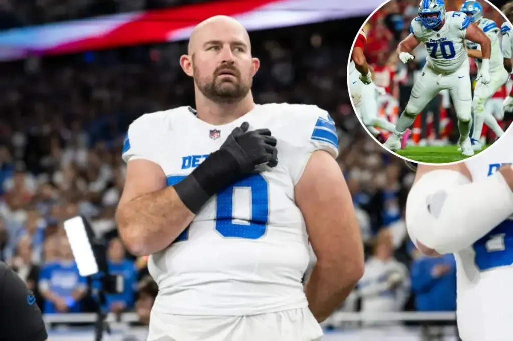 Lions player Dan Skipper steps away from the NFL after nine seasons.