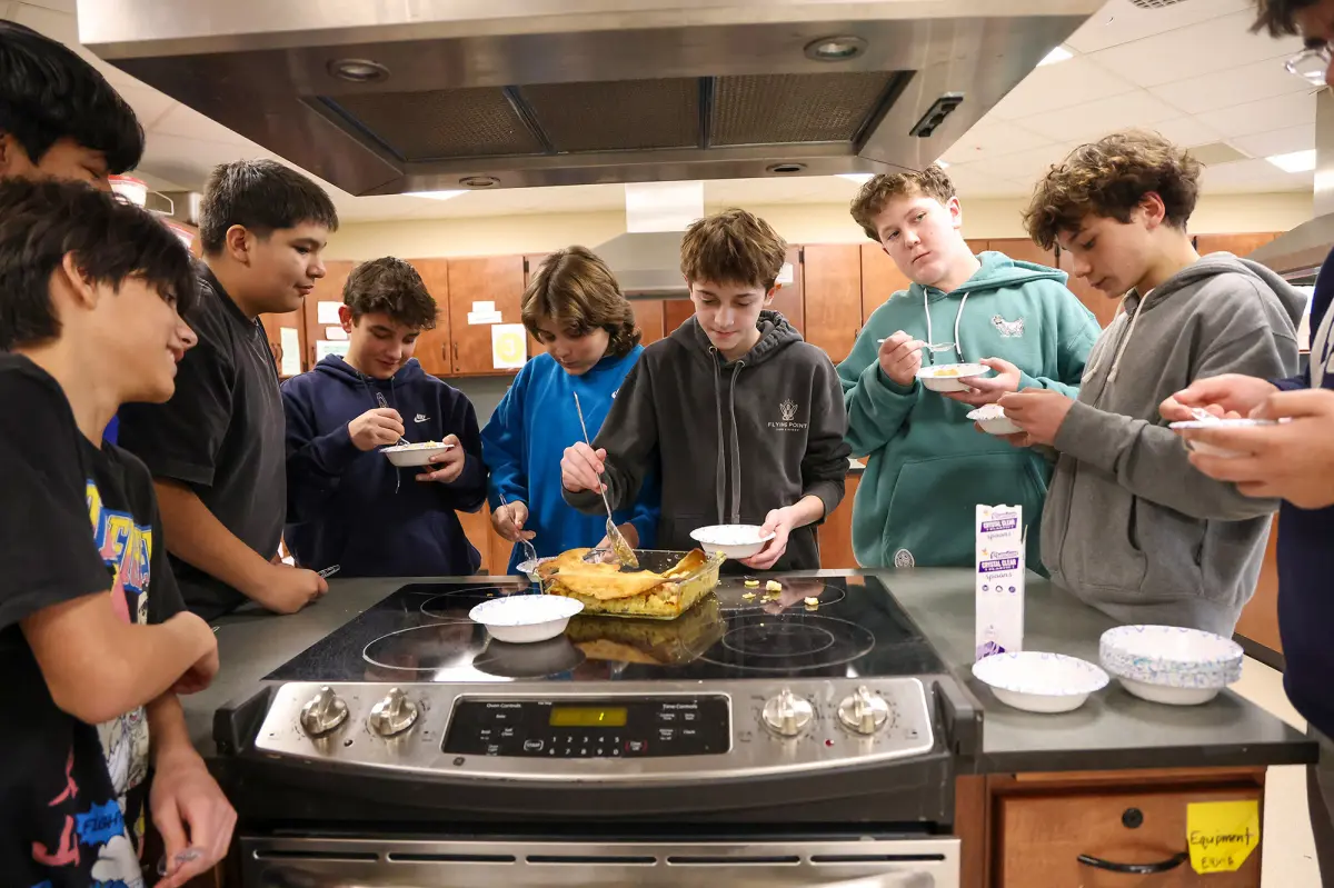 Local kids create the top mac and cheese in the state with a recipe that differs from the traditional mom's version.