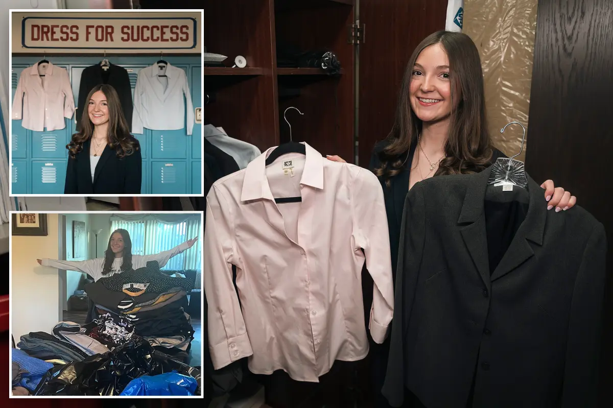Local teen creates 'career closet' to help students dress for success