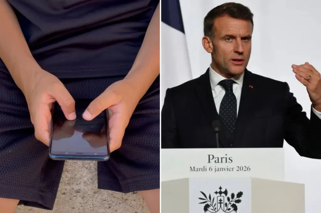 Macron advocates for a swift ban on social media for teens