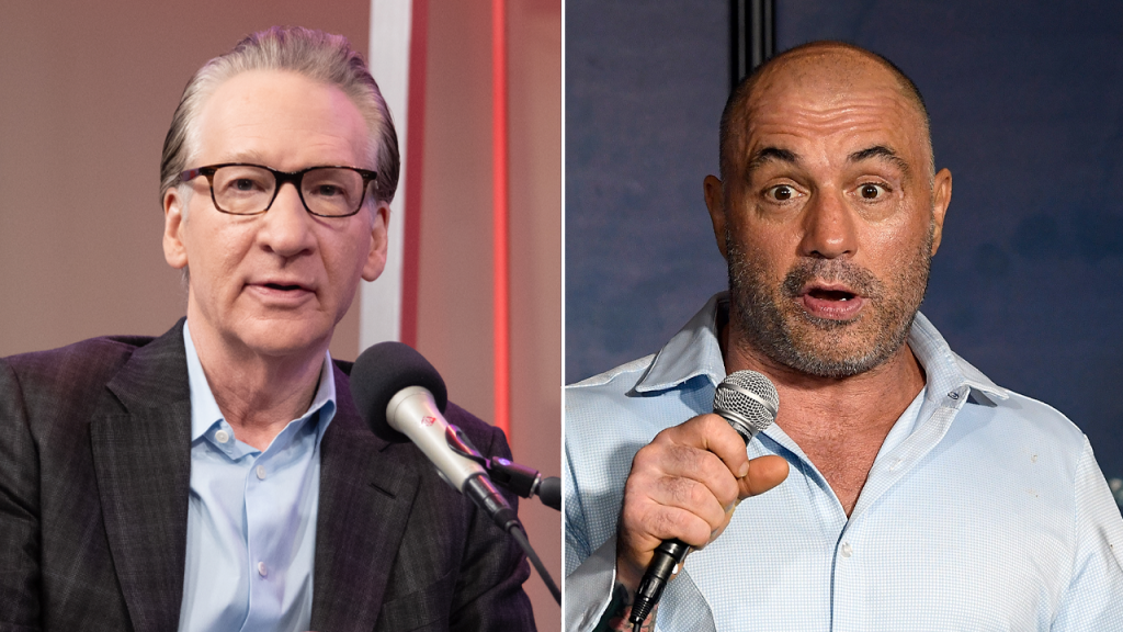 Maher criticizes the Golden Globes for overlooking the nomination of the Joe Rogan podcast.