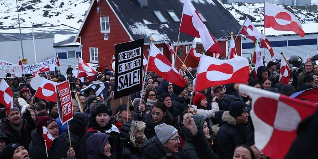 "Make America Disappear": Protests break out in Greenland following Trump's tariff threats on Europe