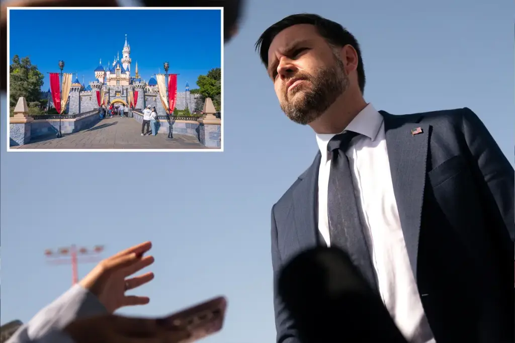 Man in California threatened to kill JD Vance during Disneyland trip, according to federal officials