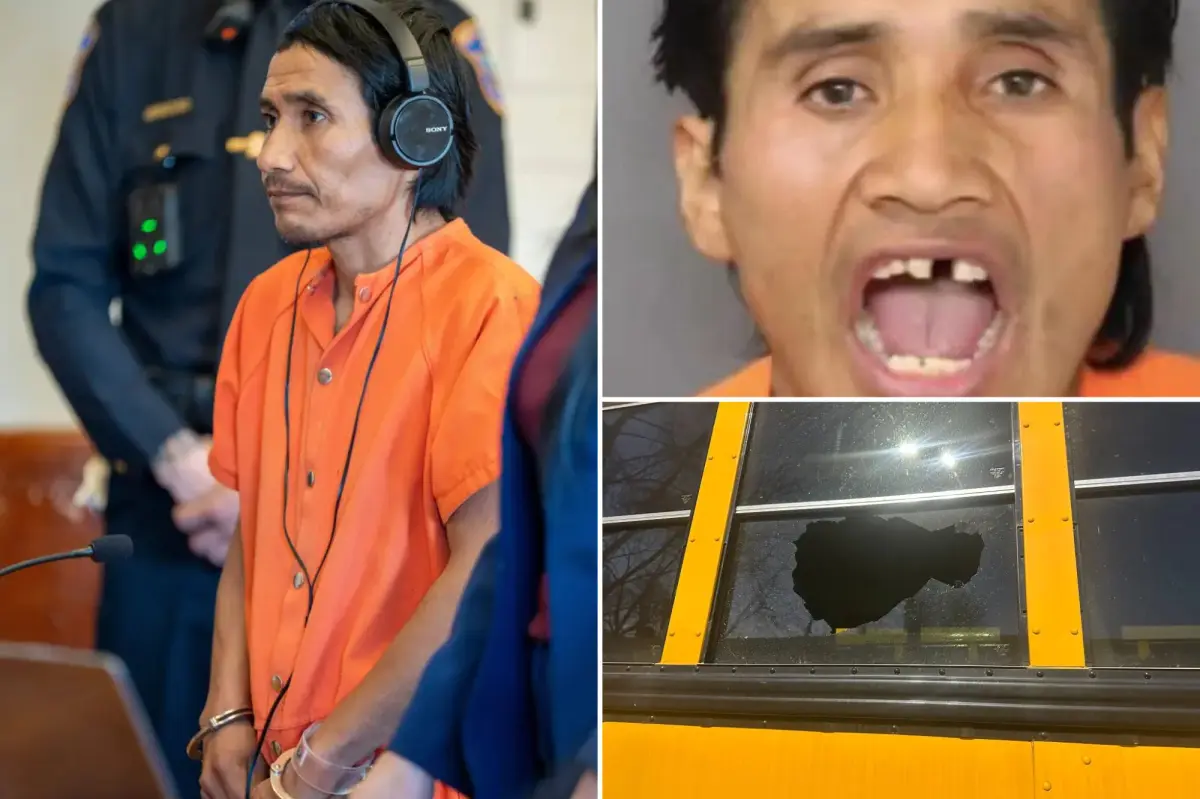 Man who threw rocks and caused an 8-year-old girl to suffer a skull fracture on a school bus is an undocumented immigrant from Mexico.