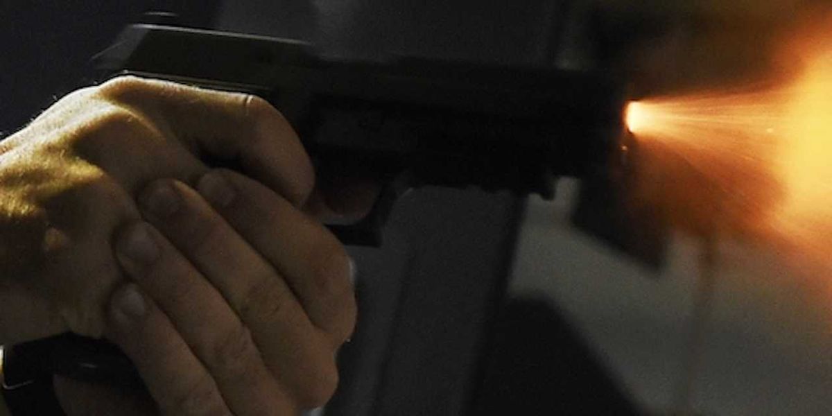 Man with a gun reportedly enters home after midnight, but resident is armed too, leading to a deadly confrontation.