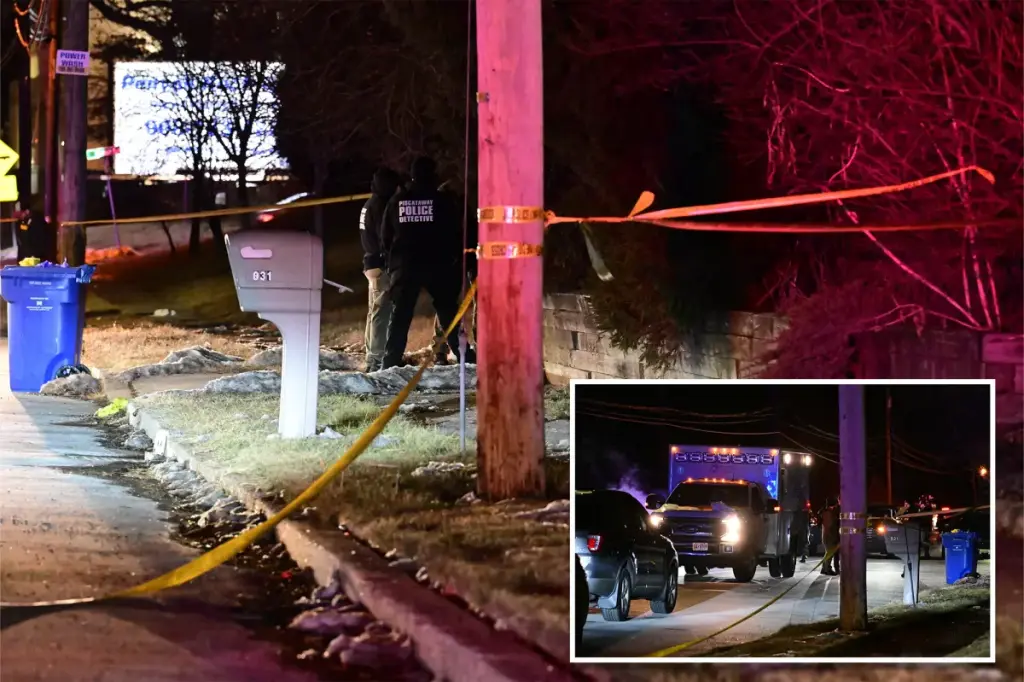 Man with a machete shot and killed by police at New Jersey home, with three others found dead.