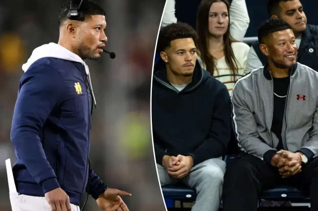 Marcus Freeman criticizes the media for putting his family in a difficult position.