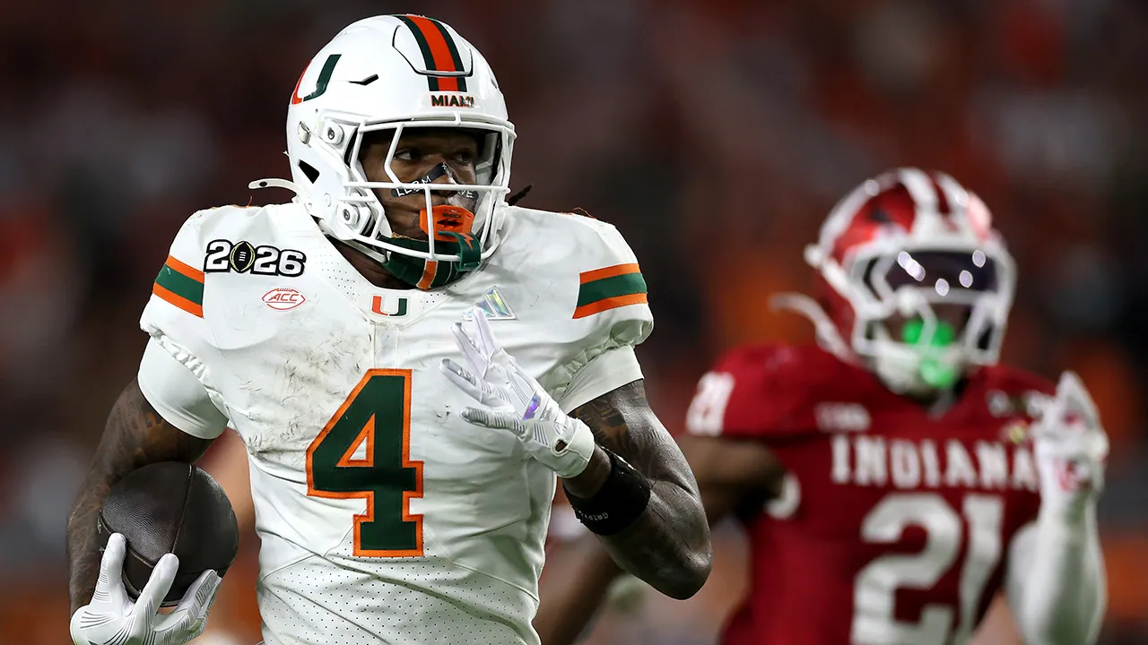 Mark Fletcher Jr. throws a punch following the national championship defeat in Miami