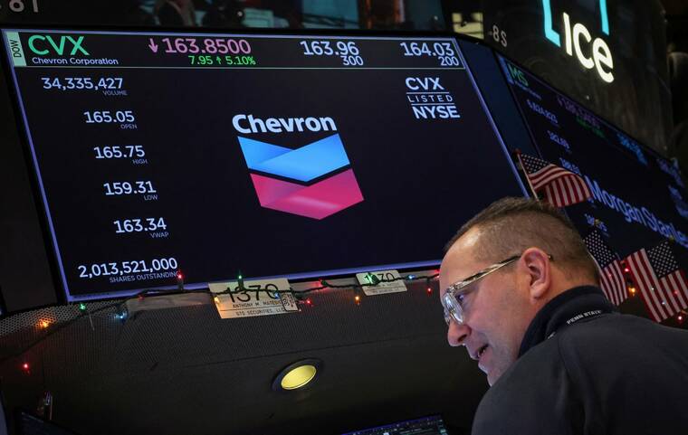 Market reaches all-time high, energy shares close up