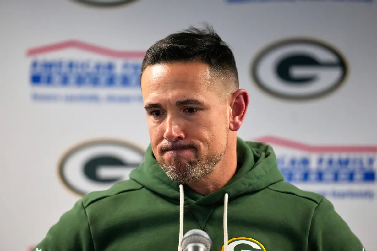 Matt LaFleur's reaction to inquiries about his position with the Packers