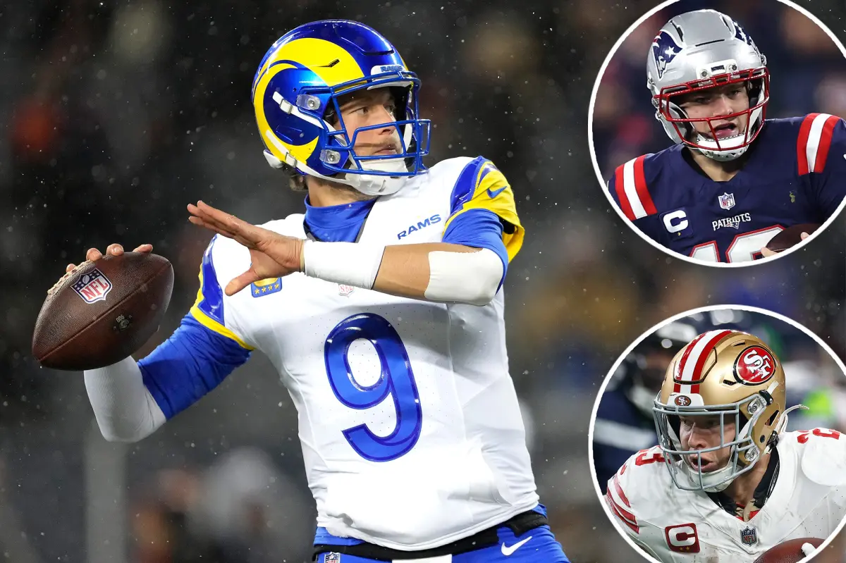 Matthew Stafford and Drake Maye are finalists for the NFL MVP award