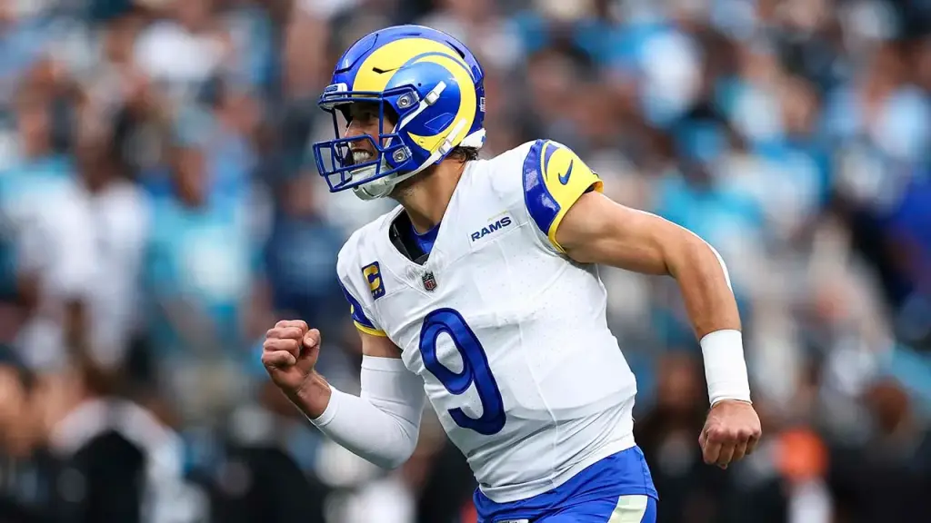 Matthew Stafford's final moments spark Rams victory over Panthers in NFL playoff debut