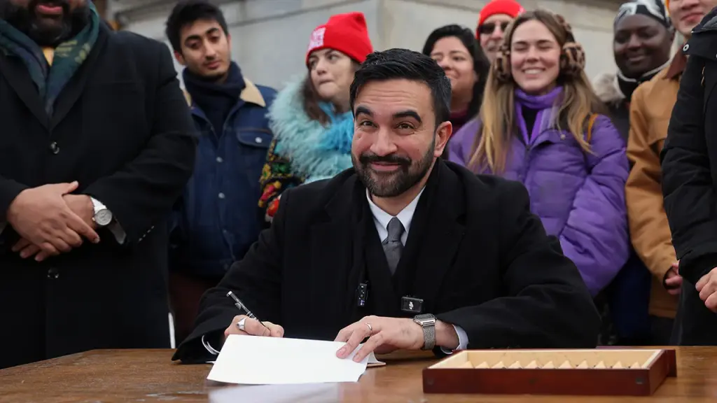 Mayor Mamdani of New York City signs an executive order to establish the Office of Mass Engagement.
