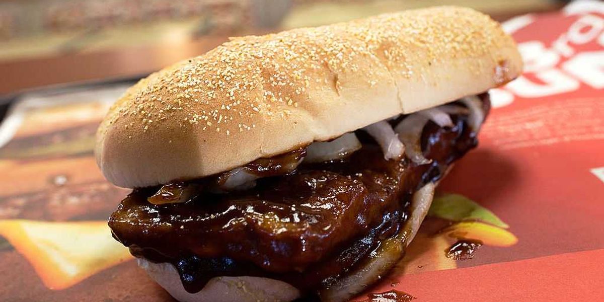 McRib deception? Lawsuit alleges no 'real pork rib meat' in popular McDonald's item