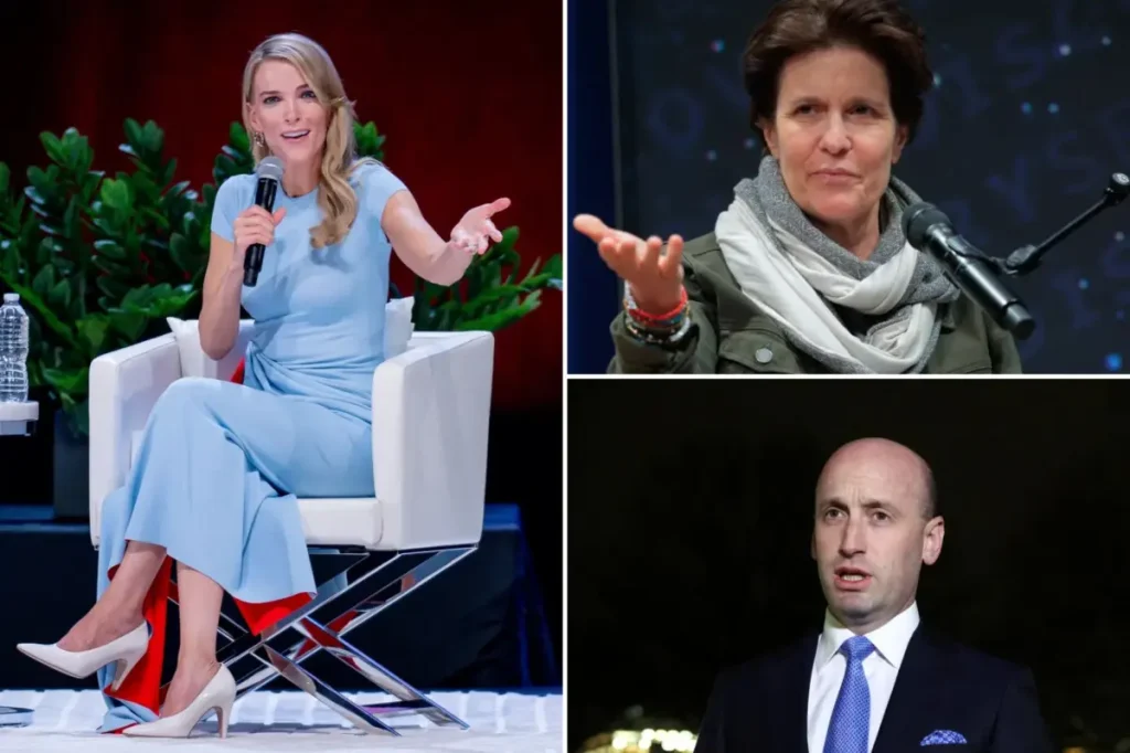 Megyn Kelly claims Kara Swisher is 'trying to have Stephen Miller killed' by comparing him to Himmler.