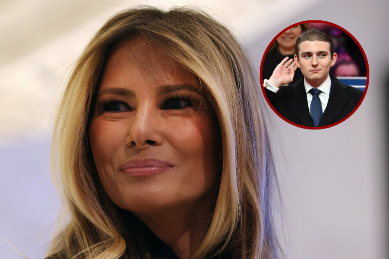 Melania Trump commends her son Barron for his position as first son before the documentary film release.