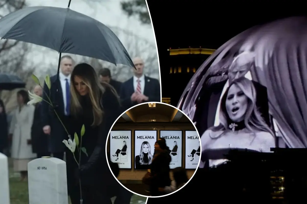 Melania Trump offers a preview of her upcoming Amazon film