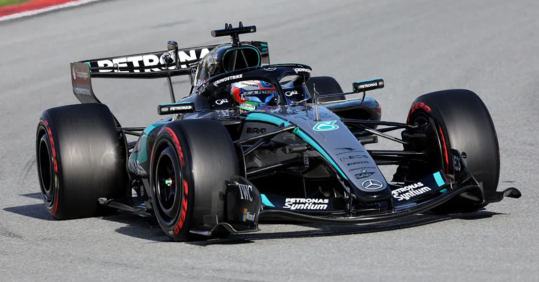 Mercedes feels pleased following the unofficial beginning of the season.