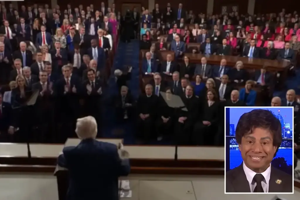 Michigan Rep. Shri Thanedar criticized for remaining seated during Trump's speech honoring victims' families