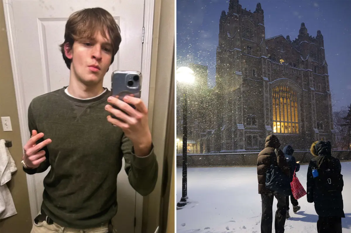 Michigan student Lucas Mattson, who departed a fraternity party wearing only a T-shirt and jeans, was discovered dead in severe cold.