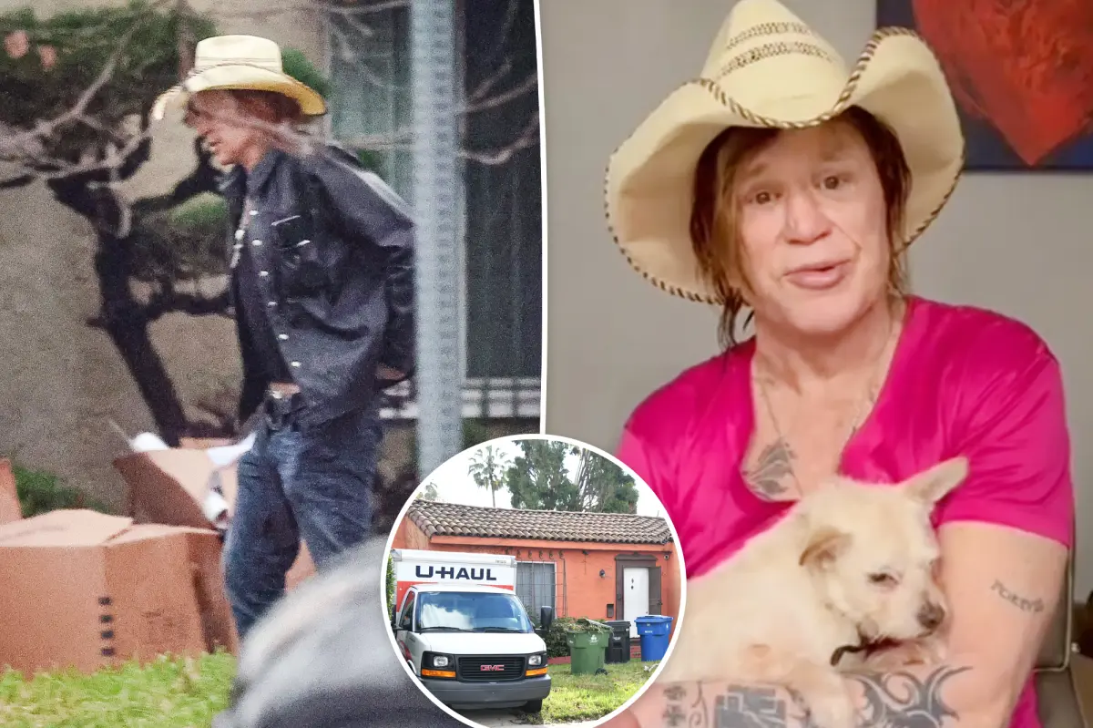 Mickey Rourke denies connection to $100K GoFundMe campaign as he deals with eviction issues.