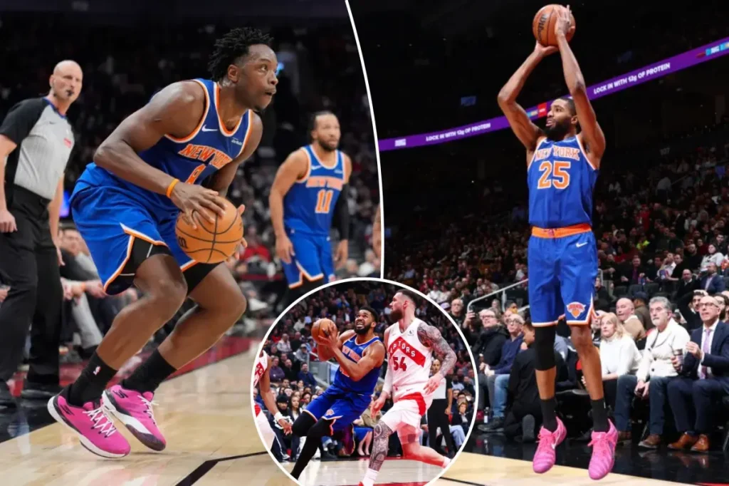 Mikal Bridges and OG Anunoby lead the Knicks to victory against the Raptors