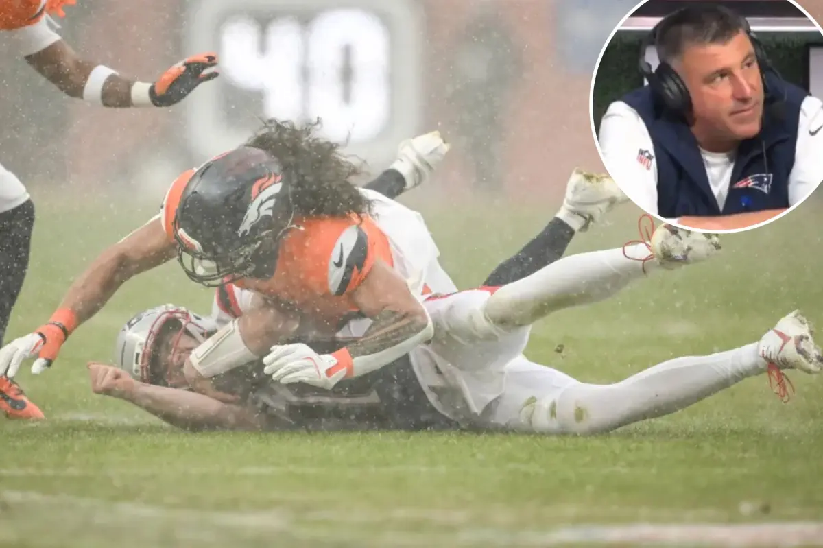 Mike Vrabel provides a vague response regarding possible injury to Drake Maye.