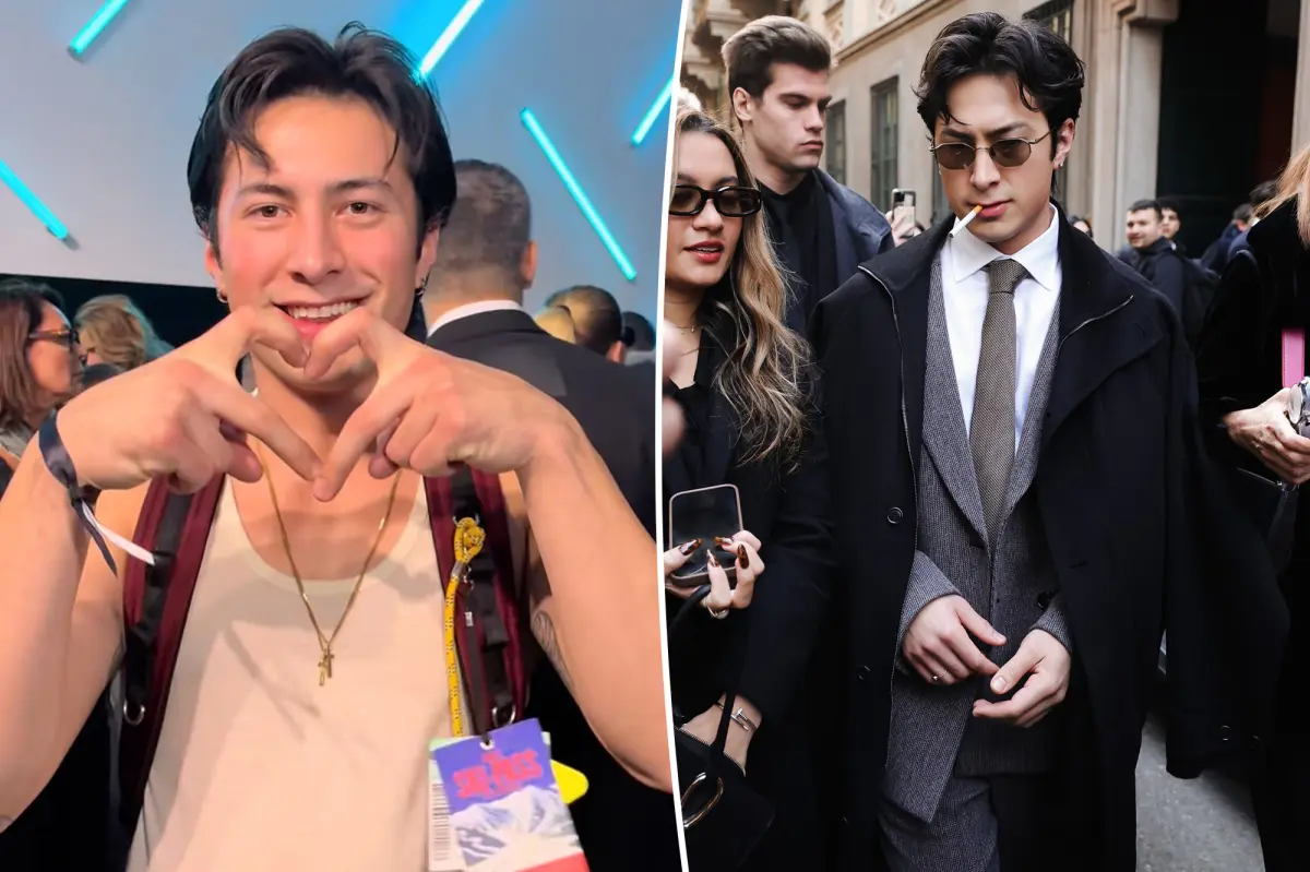 Milan Fashion Week's Most Valuable Player was Hudson Williams from 'Heated Rivalry'