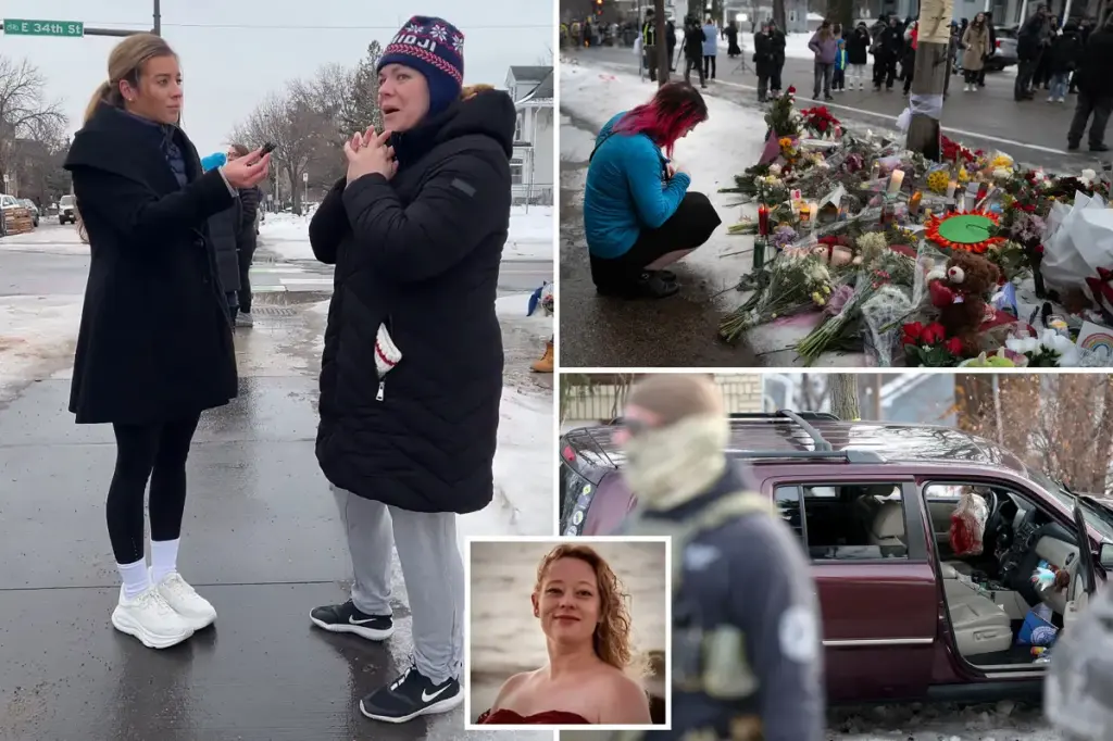 Minneapolis protester ridiculed for confusing reply about Renee Nicole Good memorial